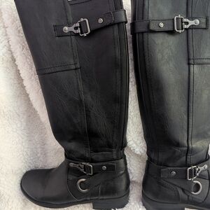 G by Guess Black Heeled Boots